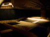 The inside of a DeVine Ukulele.