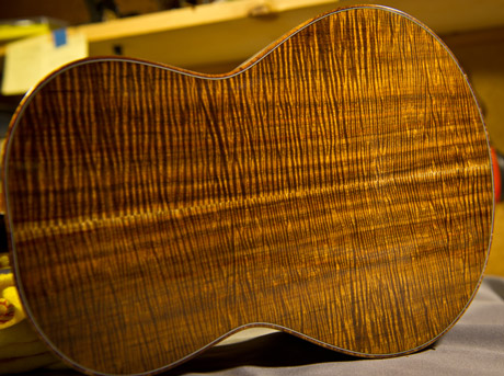 mother of curl koa ukulele